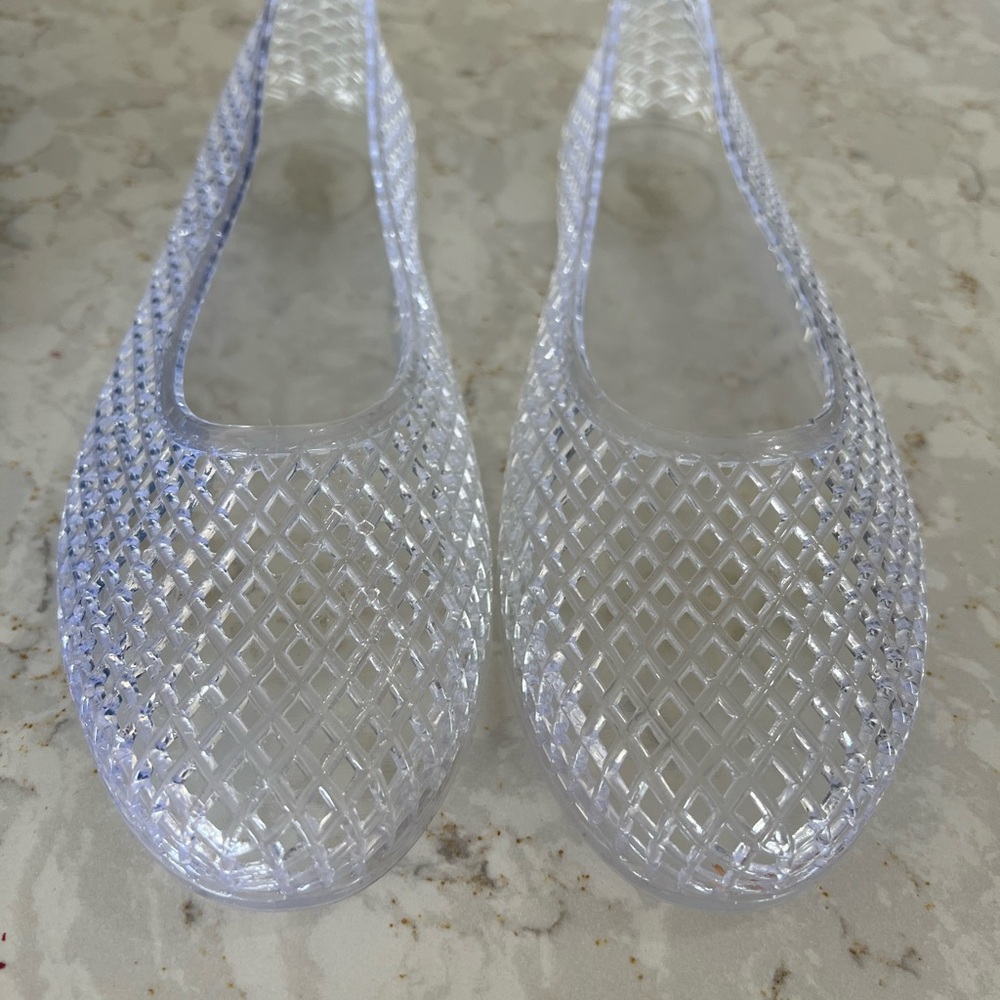 Women's Clear Jelly Flats